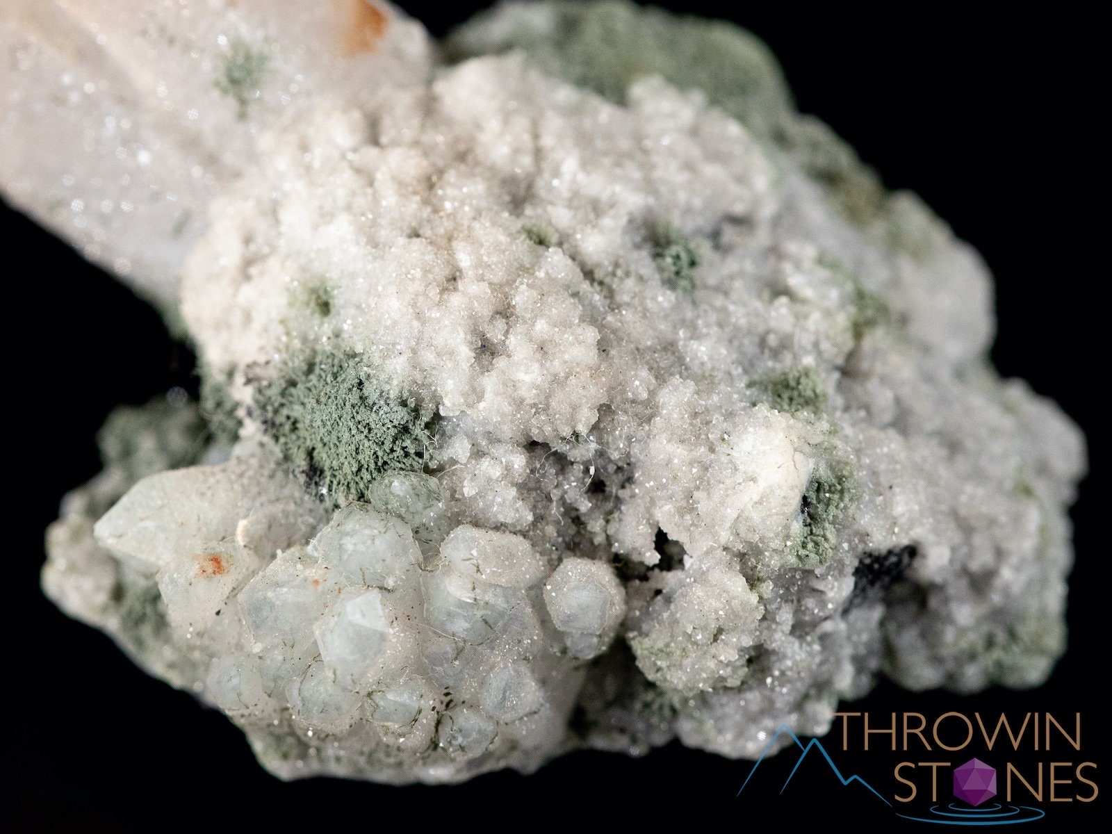 Natural Quartz Crystal Cluster with Druzy Coating - Healing Stones for Home Decor, Housewarming Gift & Spiritual Wellness | Perfect for Meditation, Yoga & Feng Shui