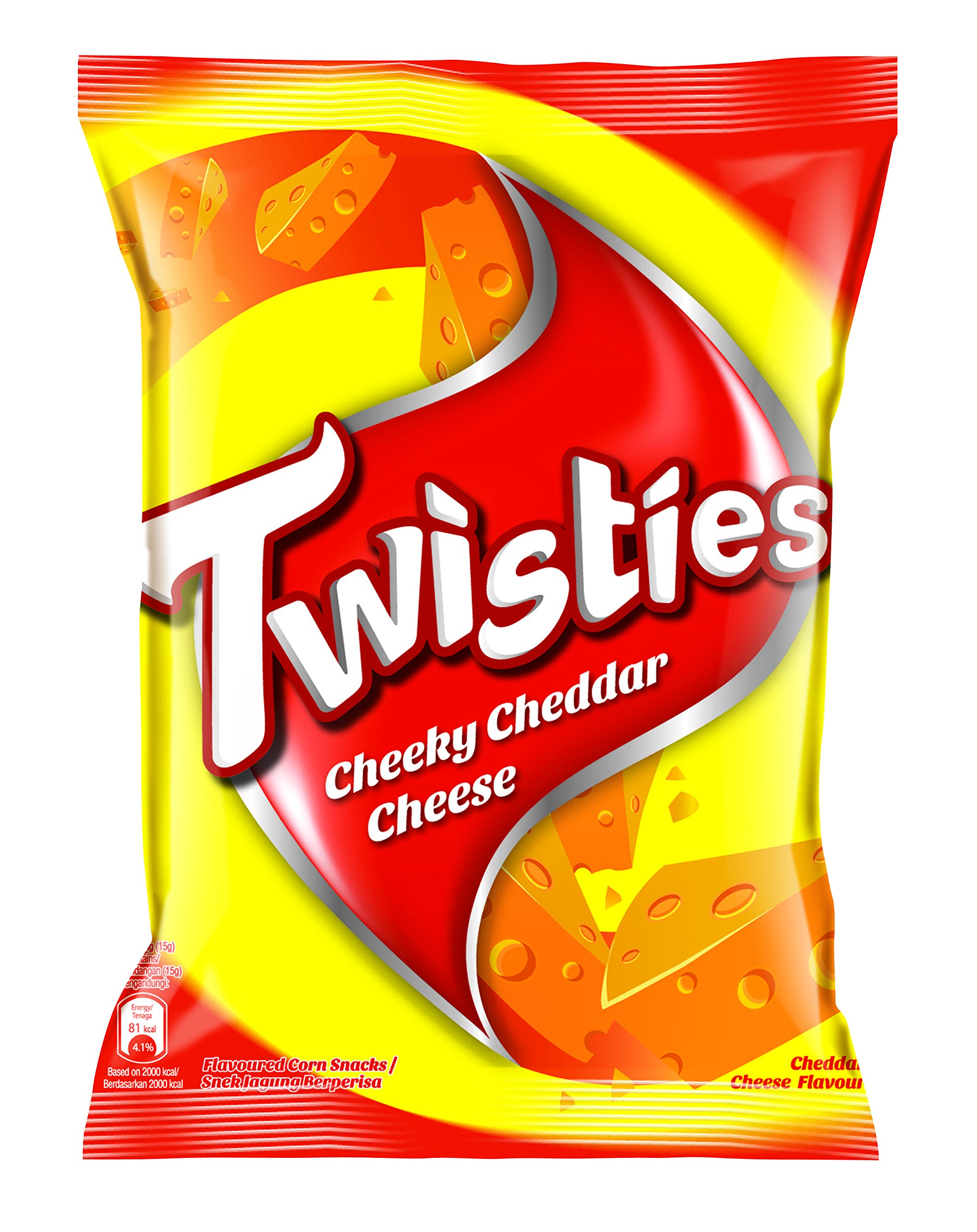 Twisties Big Cheese Corn Snacks - 6 Pack (65g Each) | Crunchy & Cheesy Flavor | Perfect for Parties, Snacking & On-the-Go