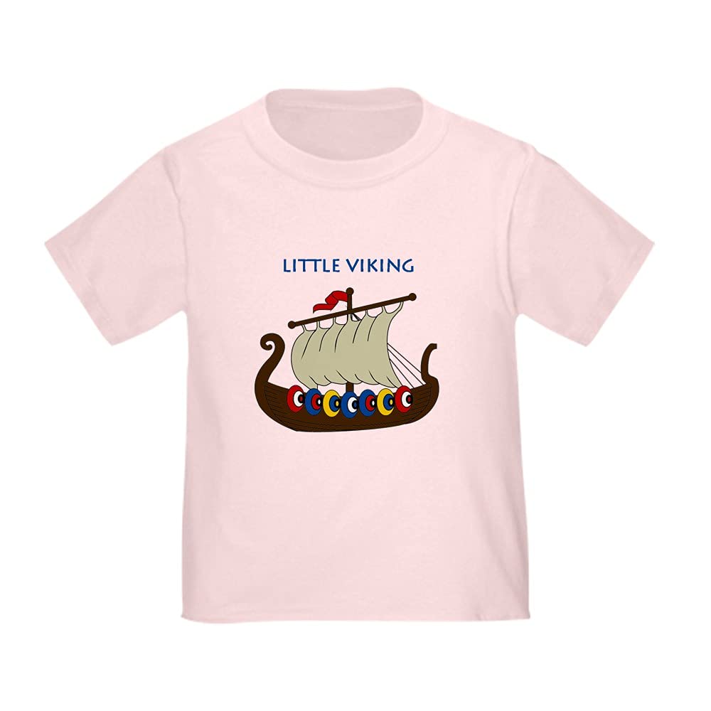 Cute Little Viking Toddler T-Shirt - 100% Cotton Graphic Tee for Boys & Girls | Perfect for Playdates, Birthday Parties & Everyday Wear