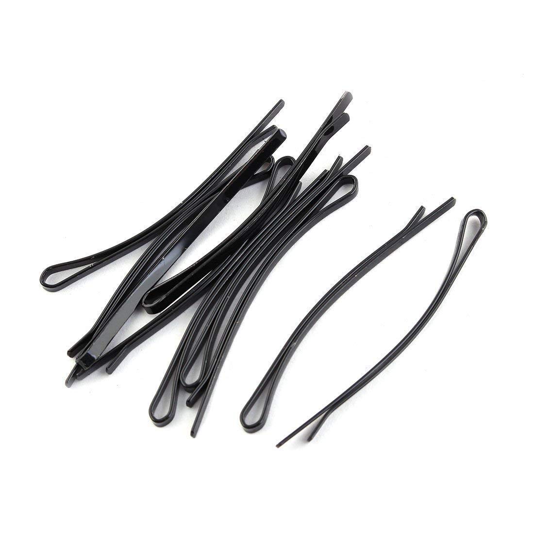 APOEM 60-Piece Black Metal Hair Pins for Women & Girls - Secure Bun & Updo Styling - Perfect for Weddings, Prom & Everyday Use