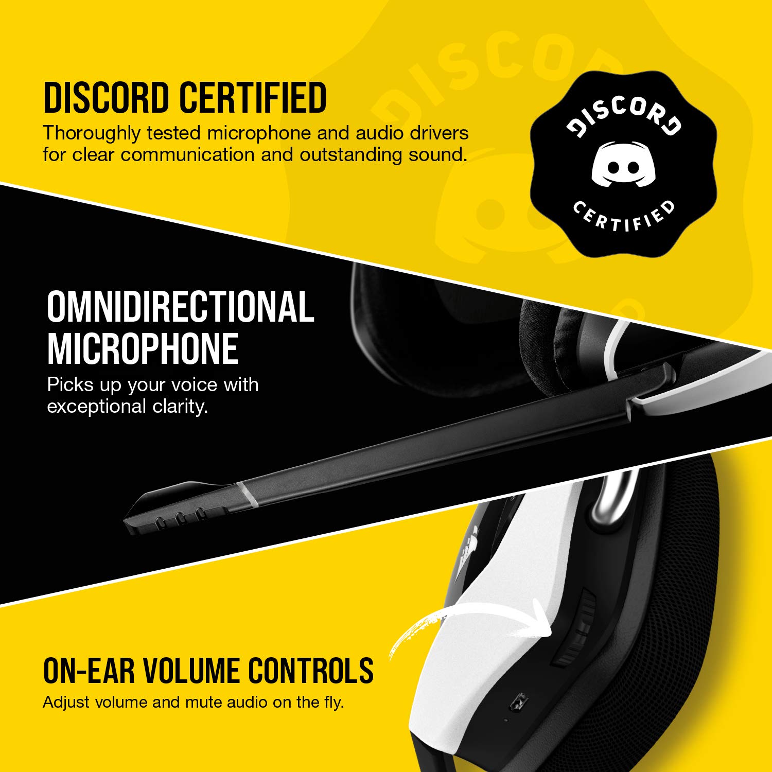 Corsair VOID RGB ELITE Wireless Gaming Headset with 7.1 Surround Sound - Discord Certified - iCUE Compatible - for PC, Mac, PS5, PS4 (White) - Perfect for Competitive Gaming & Streaming