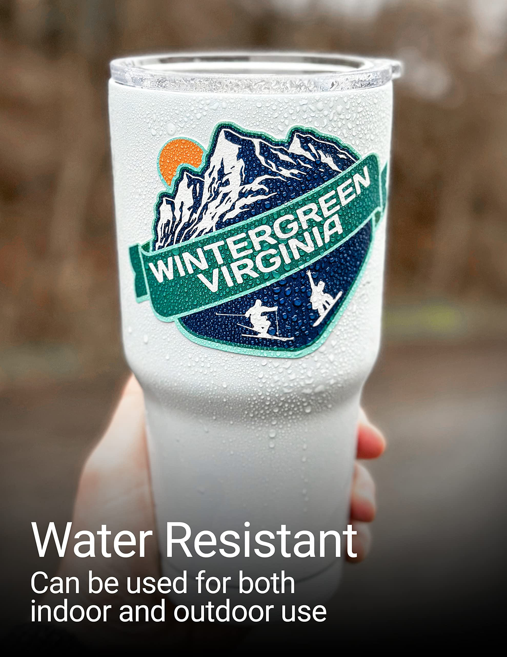 R&R Imports Montana Souvenir Vinyl Decal Stickers - 4-Pack (4-Inch Each) - Perfect for Cars, Laptops & Water Bottles | Kalispell MT Souvenir Gift