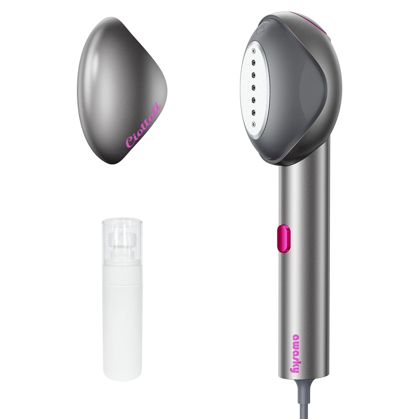 Portable Handheld Steamer for Clothes - 15-Second Fast Heating Mini Garment Steamer to Remove Wrinkles | Travel-Friendly, Compact & Lightweight | Perfect for Home, Office & Travel Essentials
