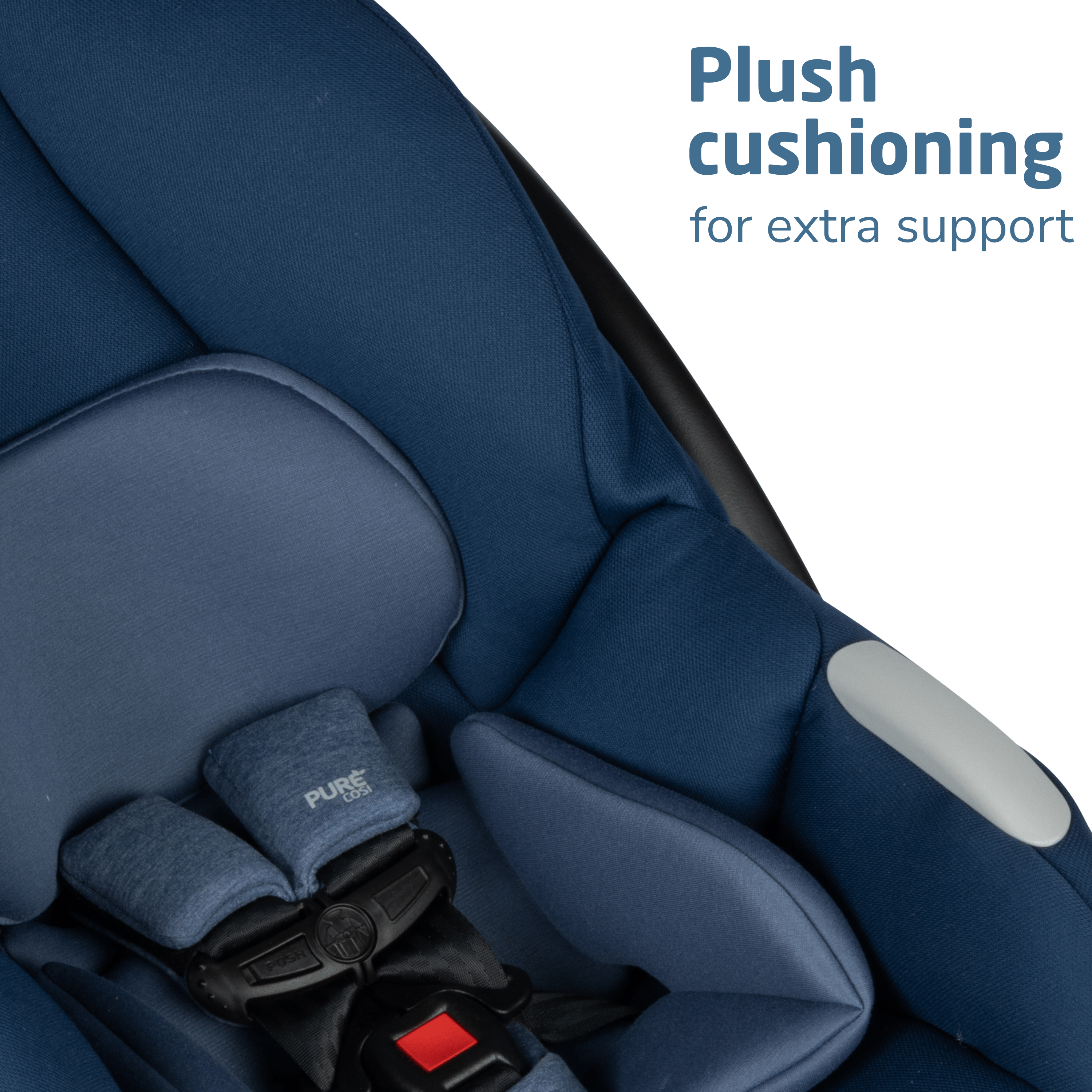 Maxi Cosi Mico Luxe Infant Car Seat with Vegan Leather Grip - Premium Baby Safety Car Seat for Newborns - Perfect for Travel, Shopping & Family Outings