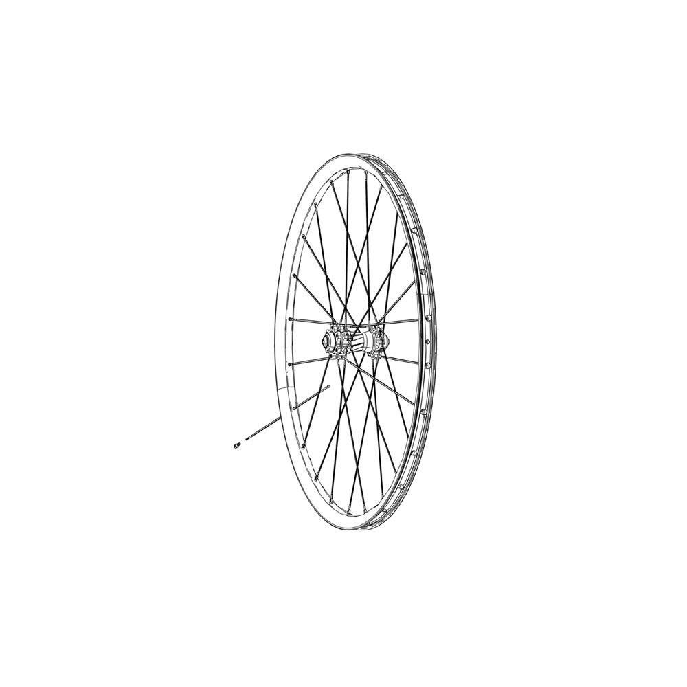 Premium 50mm Straight-Pull External Spoke Wheels with Nipples - 3-Pack for Road Bikes & Mountain Bikes - Perfect for Cycling Enthusiasts and Professional Riders