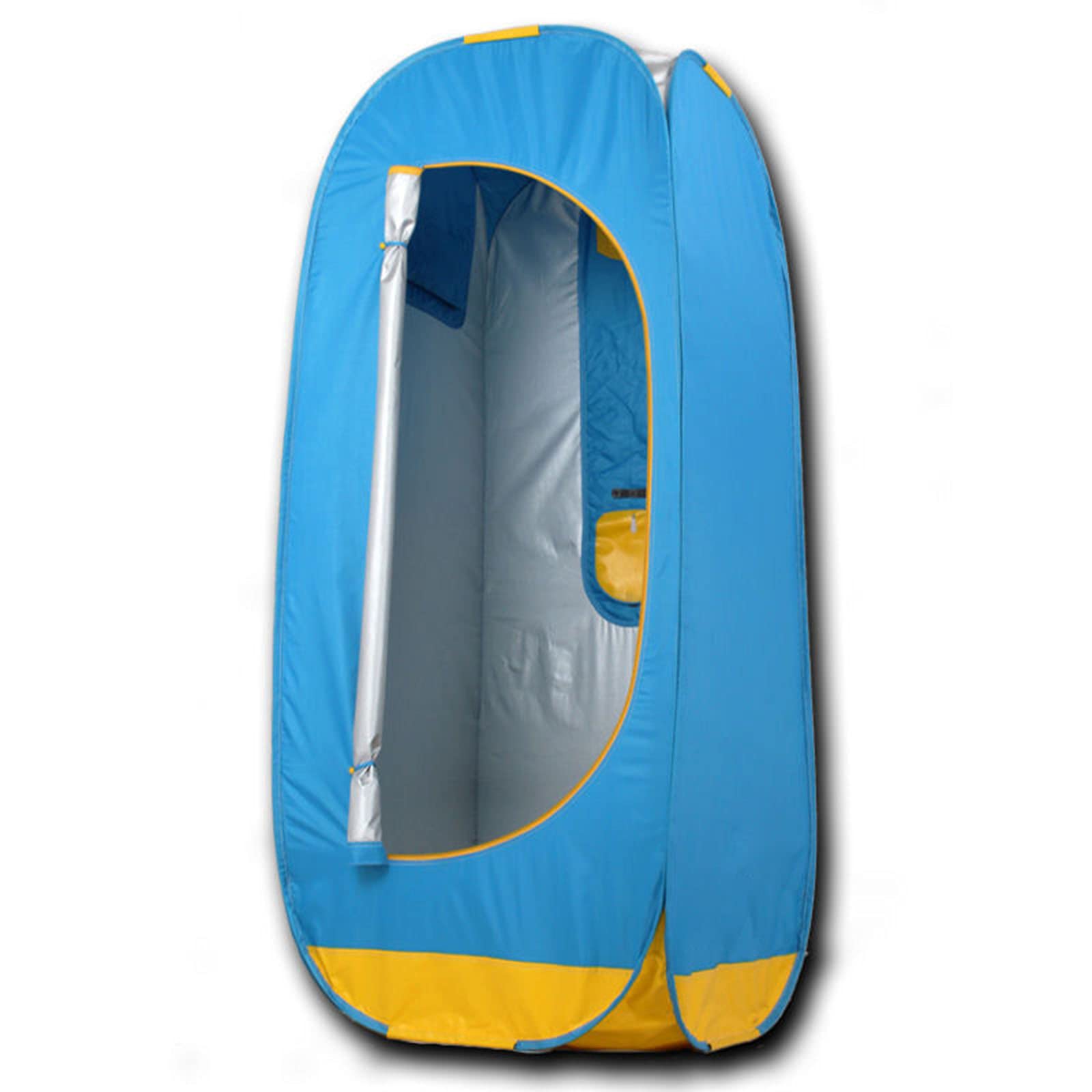 GKTF Pop Up Toilet Tent & Camping Shower Privacy Tent - Portable Changing Room for Beach, Outdoor & Indoor Use - Instant Setup 2-in-1 Shelter with Carrying Bag - Perfect for Camping, Hiking, Beach Trips and Outdoor Adventures