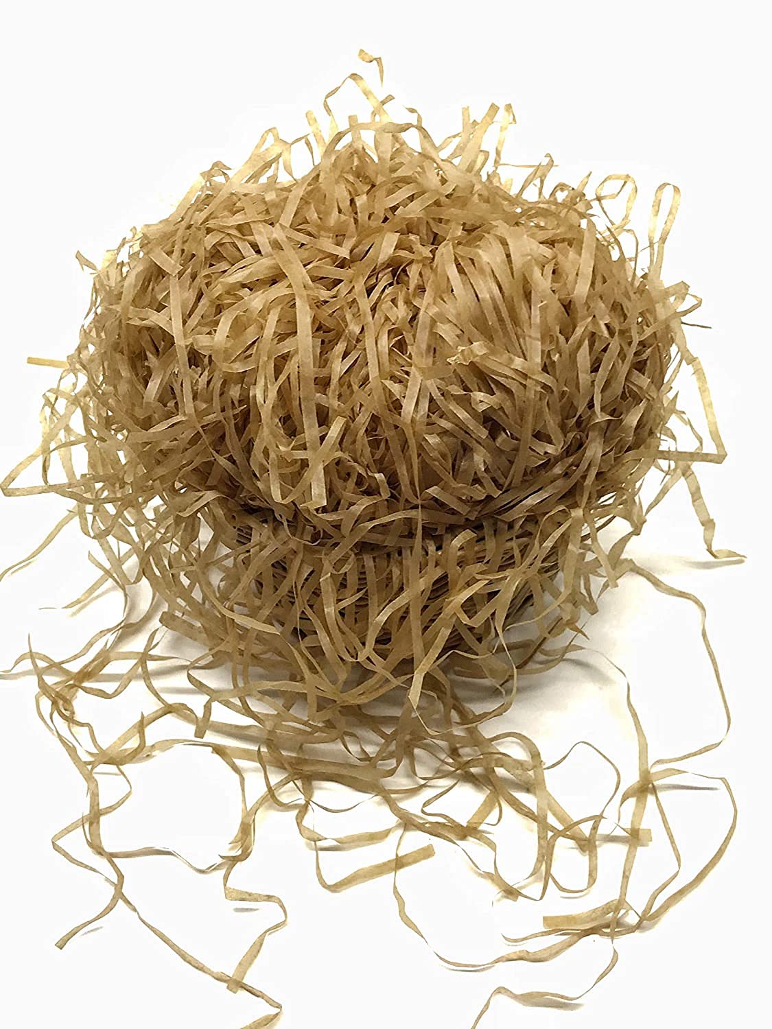Eco-Friendly Sarras Confetti Shredded Paper Crinkle Grass Strips - 250g Food Grade Brown Gift Box Filler, Basket Filler for Christmas, Holi, Mother's Day Decorations | Perfect for Gift Wrapping, Party Tray Hamper Packaging & Festival Decor