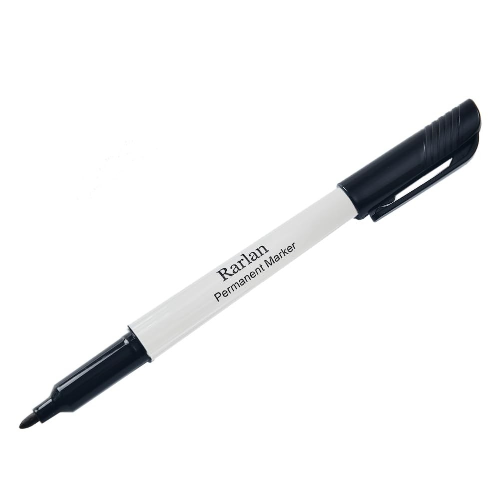 Fine Point Black Permanent Markers Bulk Pack (96 Count) - Ideal for Office & Art