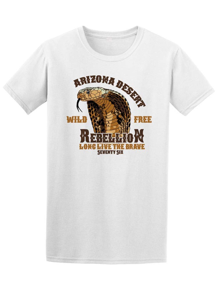 Arizona Desert Wild Free Snake Graphic T-Shirt for Men - Casual Wear, Outdoor Adventures & Street Style
