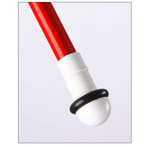 Ambutech Ceramic Tip Hook Style Cane for Blind and Visually Impaired - Durable Mobility Aid for Indoor and Outdoor Use