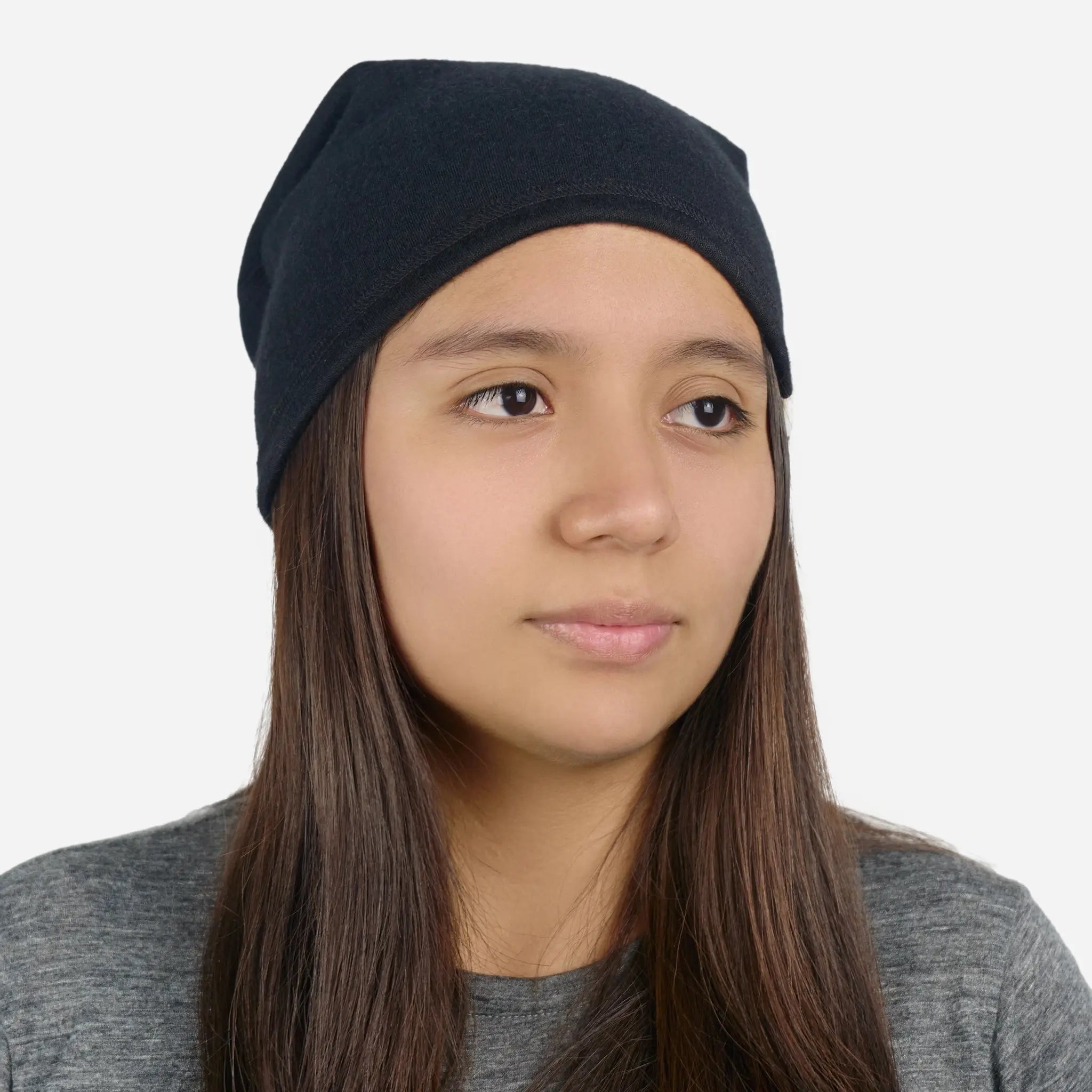 Alpaca Wool Folded Beanie Hat for Men & Women - 420 Midweight Warm Winter Knit Cap - Perfect for Skiing, Hiking and Cold Weather Outdoor Activities