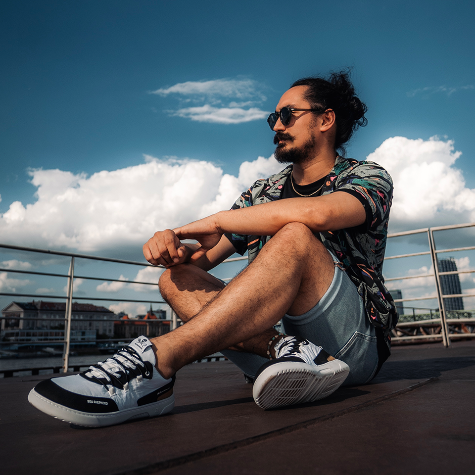 Barefoot Sneakers for Men & Women - Barebarics Revive X Sea Shepherd Orca | Minimalist Zero Drop Shoes for Running, Walking & Gym Workouts