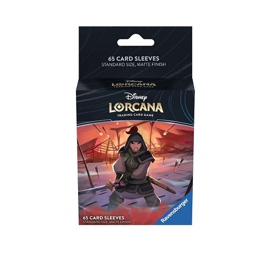 Disney Lorcana TCG: Rise of the Floodborn Card Sleeves - Mulan Themed Protective Sleeves for Trading Cards | Perfect for Collectors, Game Nights & TCG Tournaments