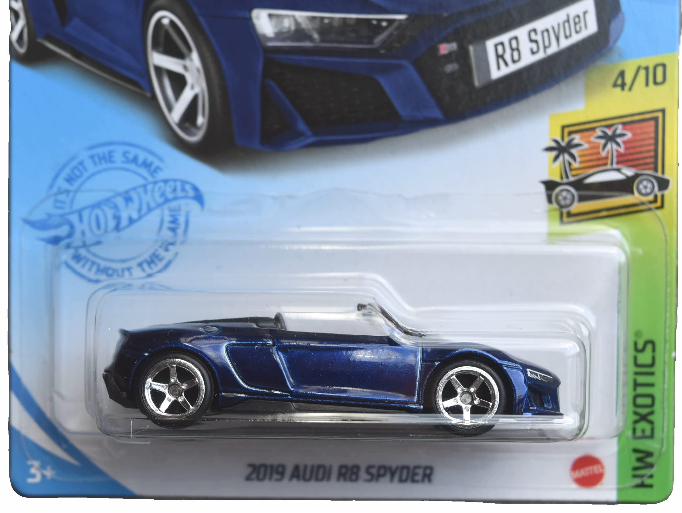 Hot Wheels Super Treasure Hunt 2019 Audi R8 Spyder Die-Cast Car - Rare Collectible Toy for Kids & Adults - Perfect for Display, Racing Play & Car Enthusiast Collections