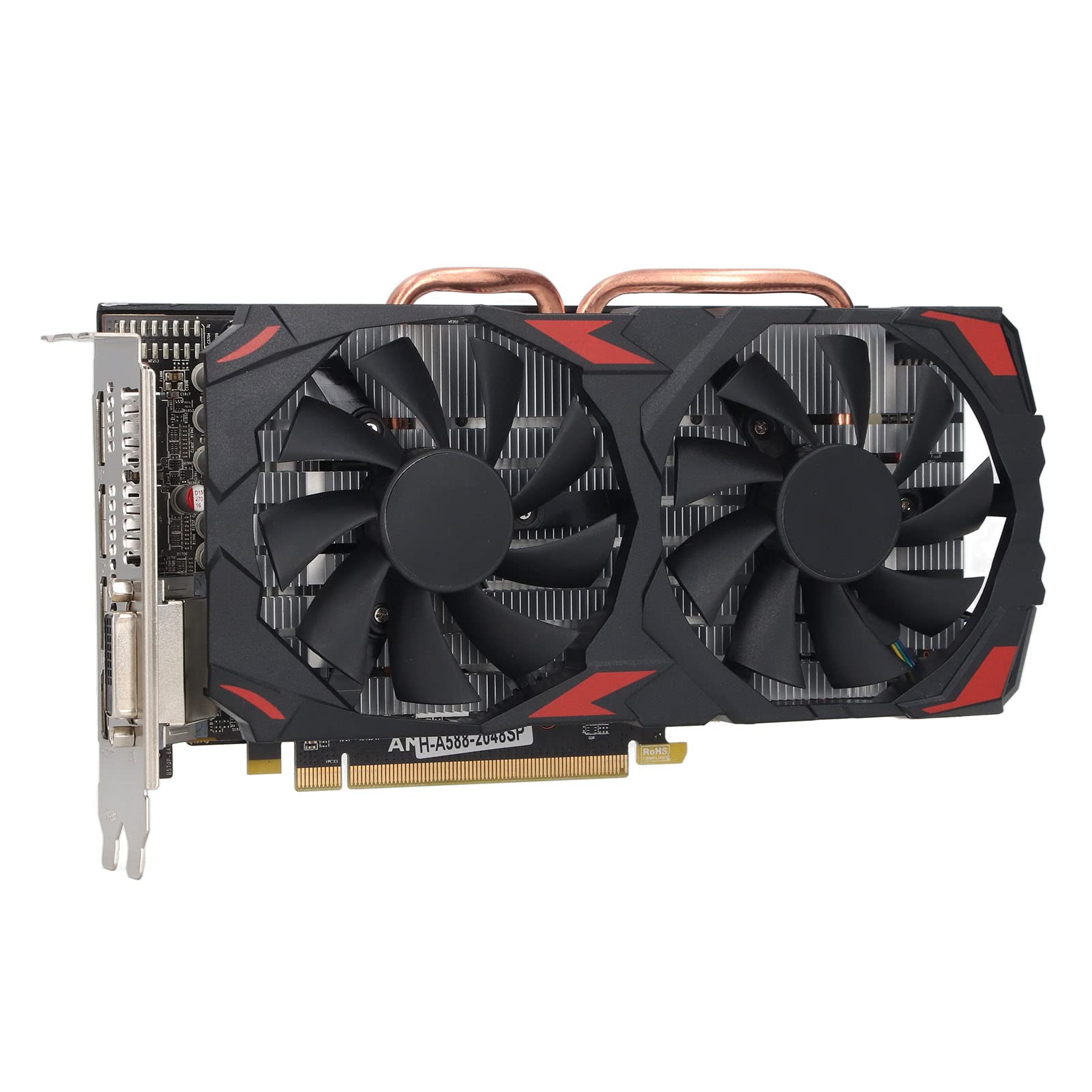 8GB DDR5 256-Bit RX 580 Gaming Graphics Card with Dual Fans - High Performance Desktop PC Video Card for 4K Gaming, Streaming & VR | Perfect for Fortnite, Call of Duty & Esports