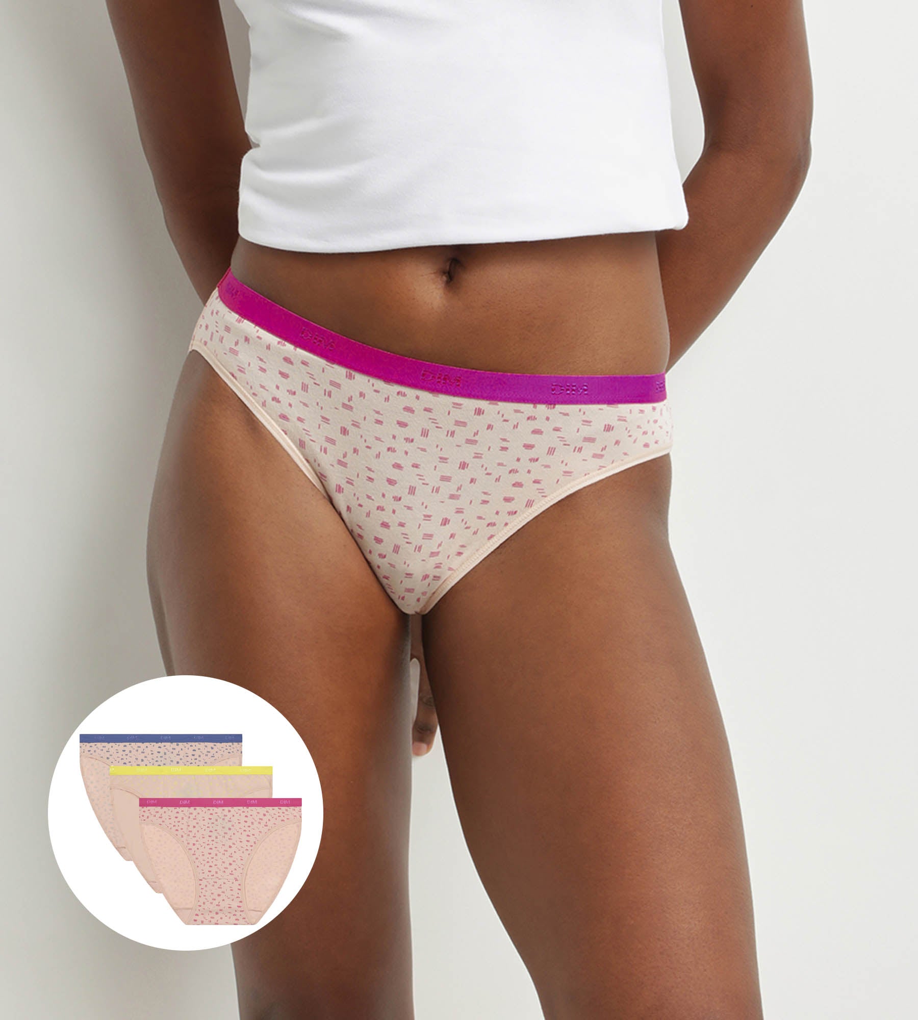 3 Pack Stretchy Cotton Underwear with Neon Print - Soft, Breathable & Comfortable for Women - Perfect for Daily Wear, Workout & Lounge