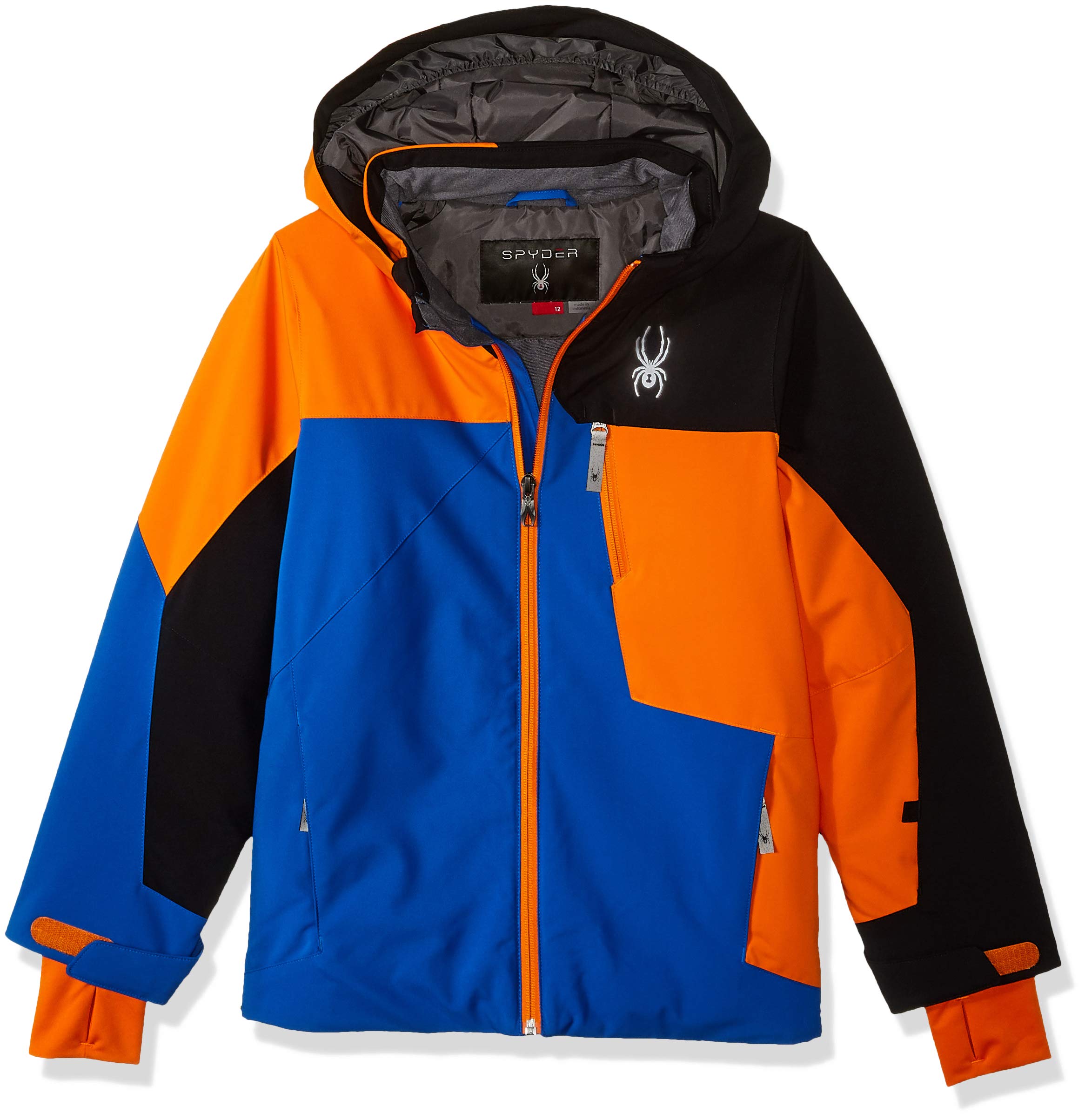 Spyder Boys Ambush Ski Jacket - Waterproof Insulated Winter Snow Jacket for Kids & Teens - Perfect for Skiing, Snowboarding & Outdoor Winter Activities