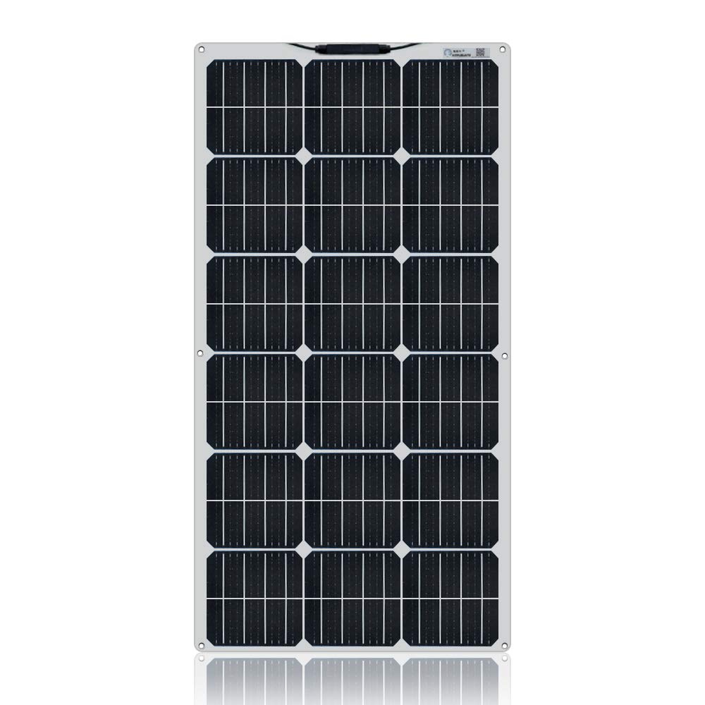 100W 12V Monocrystalline Flexible Solar Panel Kit - 300W System with PV Connector for RV, Boat, Cabin, Tent & Car Charging | Lightweight Portable Solar Battery Charger for Outdoor Camping, Road Trips & Off-Grid Power