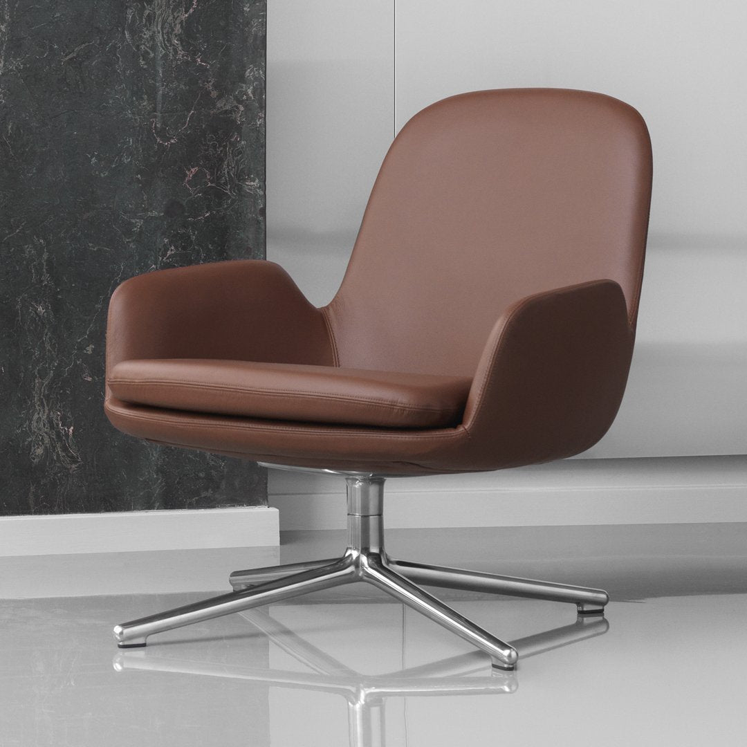 Era Lounge Chair - Modern Low Swivel Recliner for Living Room, Bedroom & Office - Comfortable Relaxation & Stylish Decor
