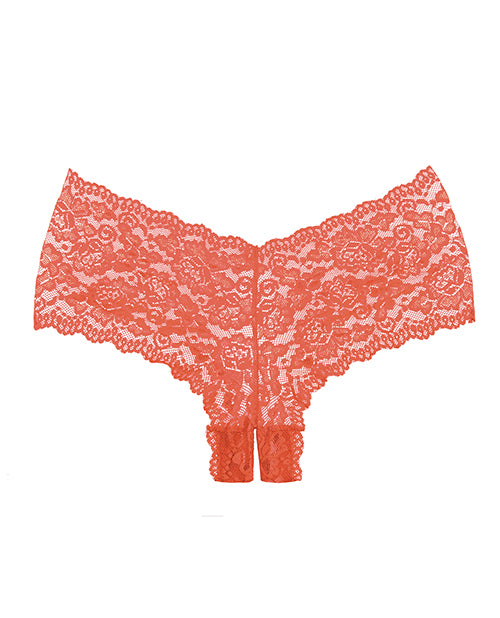 Adore Candy Apple Red Lace Panty - Sexy Underwear for Women - Perfect for Valentine's Day, Date Night & Special Occasions