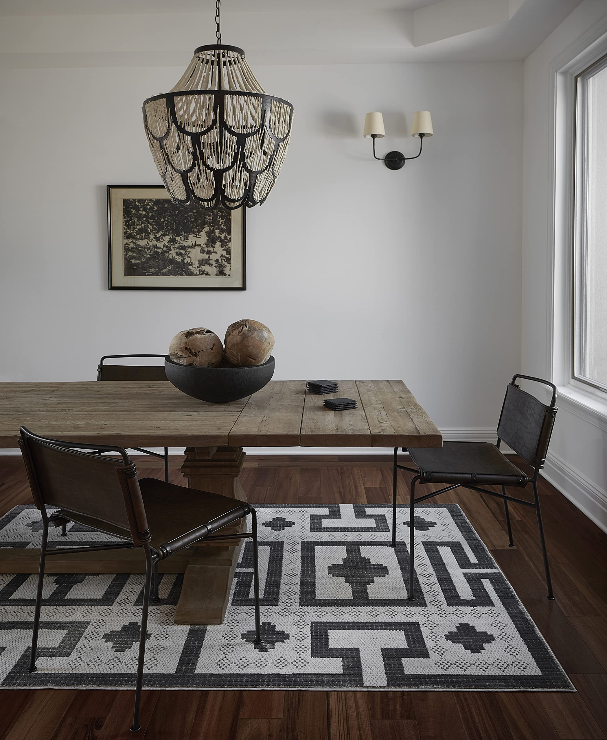 Momeni Noho Ivory Polyester Area Rug 7'10