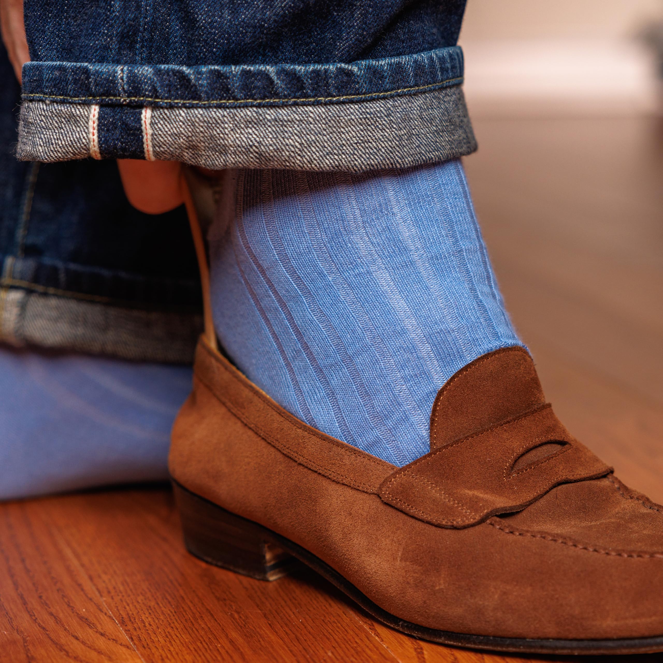 Premium Cotton Dress Socks for Men - Knee High Over The Calf Formal Socks | Breathable & Comfortable Business & Wedding Attire Socks by Boardroom Socks | Perfect for Office, Formal Events & Professional Wear