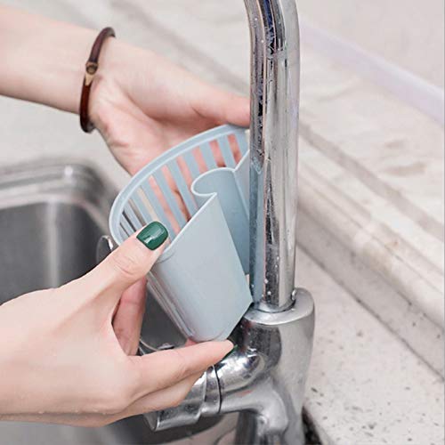 3-Pack Blue PP Plastic Shower Caddy with Hooks - Bathroom Storage Organizer for Shampoo, Soap & Toiletries - Space-Saving Shower Shelf for Bath, Kitchen & RV Use