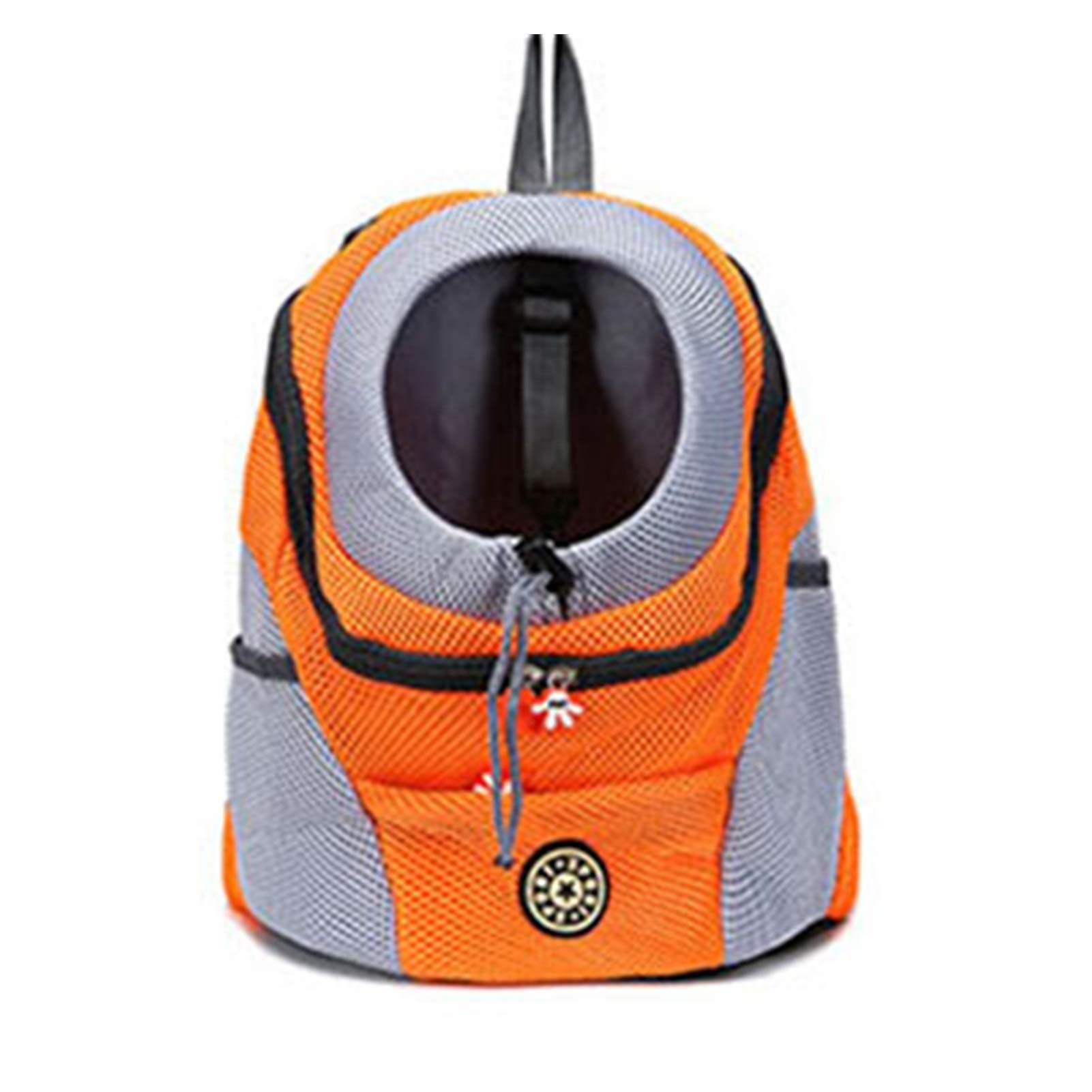Premium Pet Carrier Backpack - Double Shoulder Adjustable Travel Bag for Small Dogs & Cats, Breathable Mesh Design (Gold, 36x45x21cm) - Perfect for Hiking, Air Travel & Outdoor Adventures