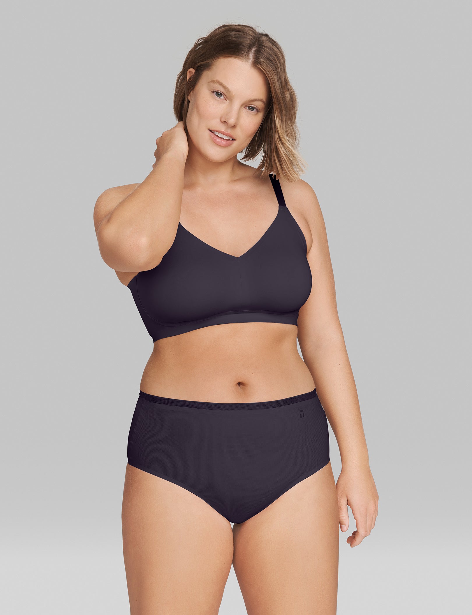 Women's Air High Rise Brief - Comfortable Cotton Underwear for Everyday Wear | Perfect for Yoga, Workout & Lounge