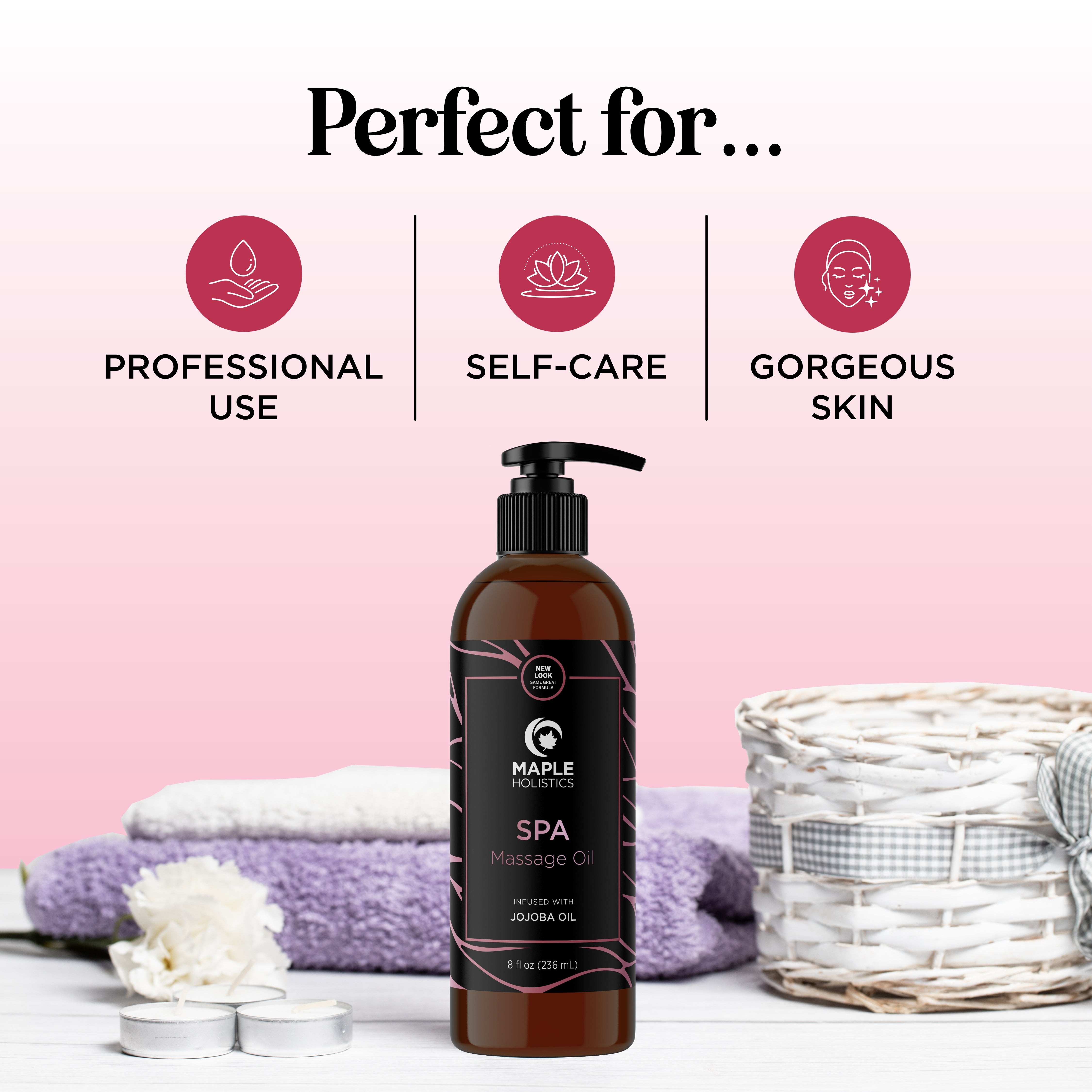 Best Aromatherapy Massage Oil for Relaxation & Stress Relief - 100% Natural Essential Oils for Spa, Yoga & Home Wellness