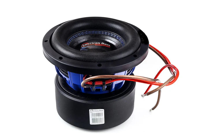American Bass HD 8 Subwoofer - 400 Watts RMS Power - Premium Car Audio Bass for Trucks & SUVs - Perfect for Road Trips & Music Lovers