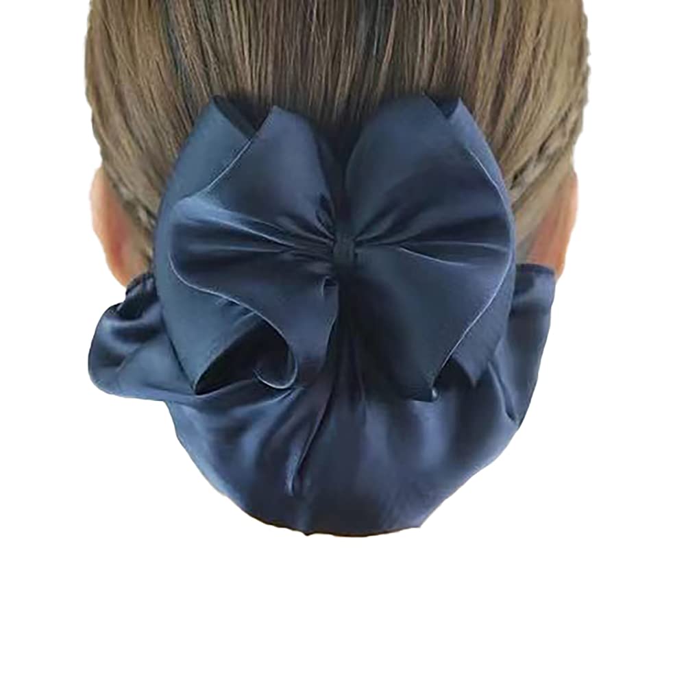 Elegant Bowknot Hair Net & Bun Cover for Women - Lace Bow Hair Clip & Barrettes - Perfect for Weddings, Parties, and Daily Styling
