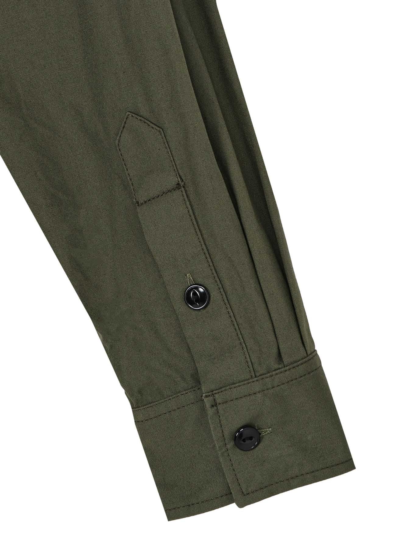 BS Army Poplin Big Flap Shirt - Stylish Casual Button-Up Shirt for Men | Perfect for Outdoor Adventures, Streetwear & Everyday Fashion
