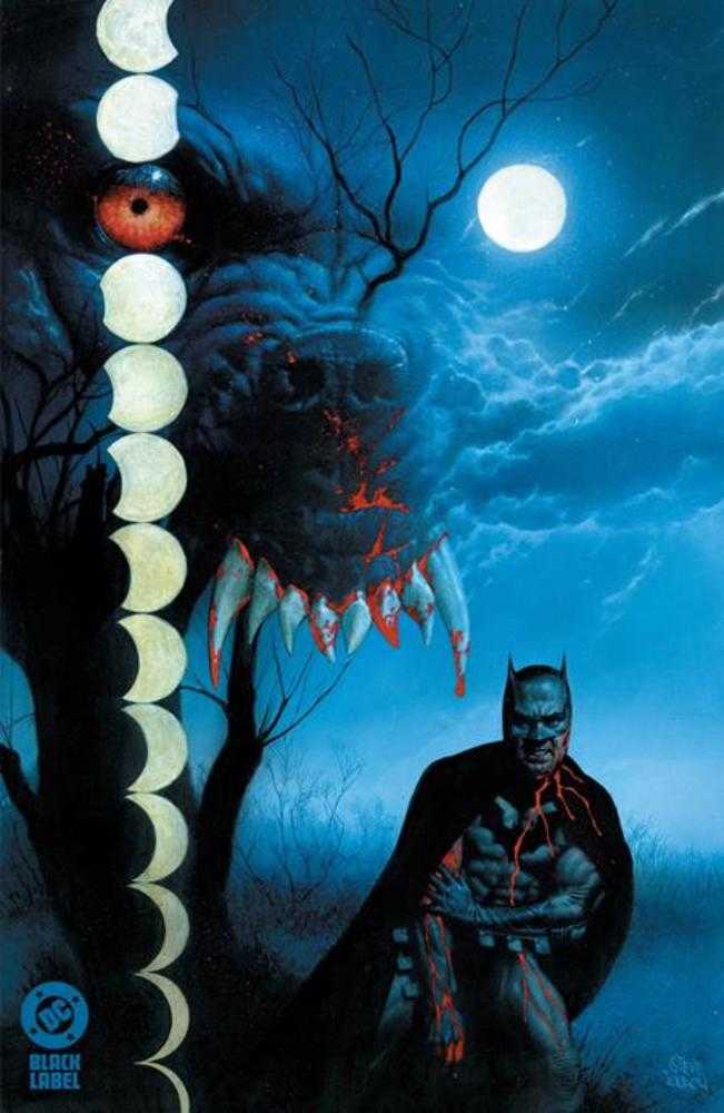 Batman Full Moon #1 (Of 4) Cover D Steve Beach Foil Variant - Mature Readers - Collectible Comic Book for DC Fans & Comic Enthusiasts - Perfect for Display, Gifts, and Comic Collections