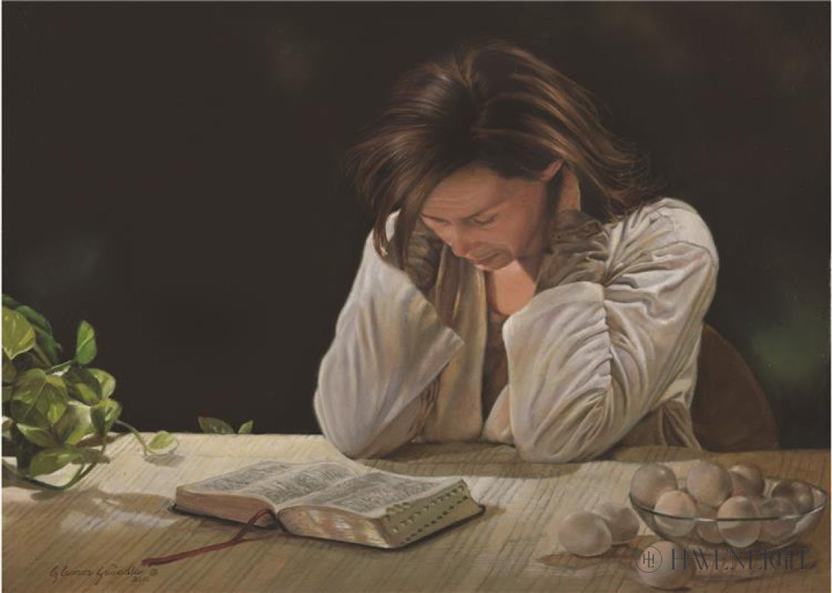 A Mother's Vigil: I Would Gather Thee - Modern Christian Home Decor for Comfort & Inspiration | Perfect for Living Room, Bedroom & Prayer Spaces