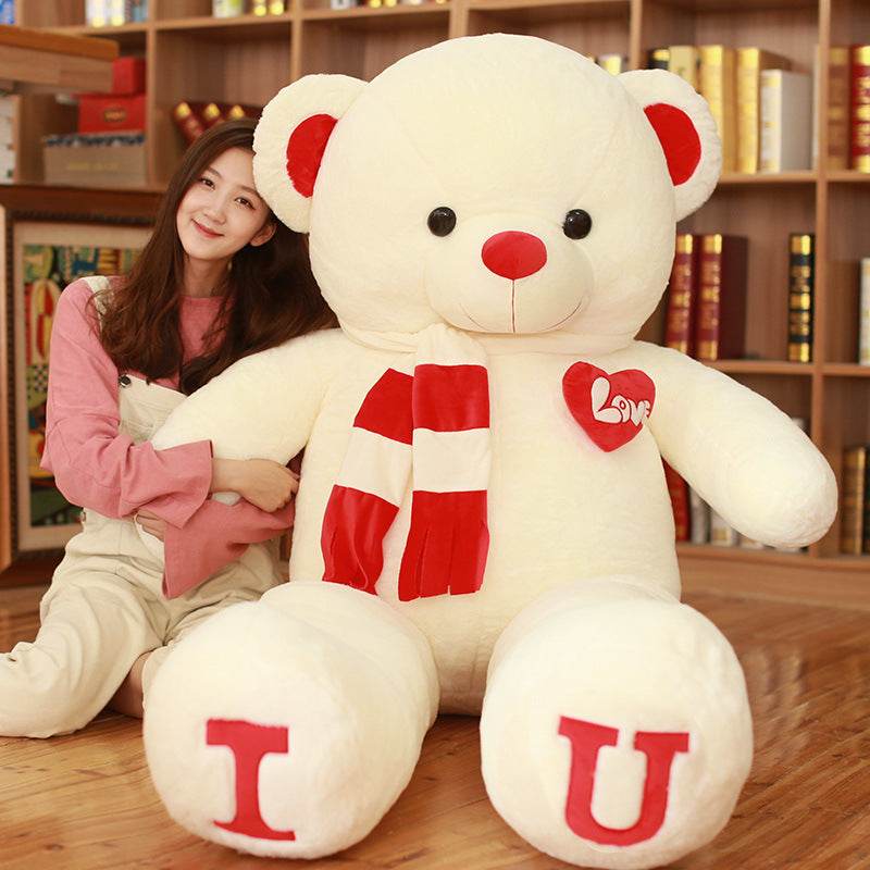 Big Cuddly Teddy Bear - Soft Plush Stuffed Animal Toy for Kids & Adults - Perfect for Gifts, Nursery Decor, and Comfort