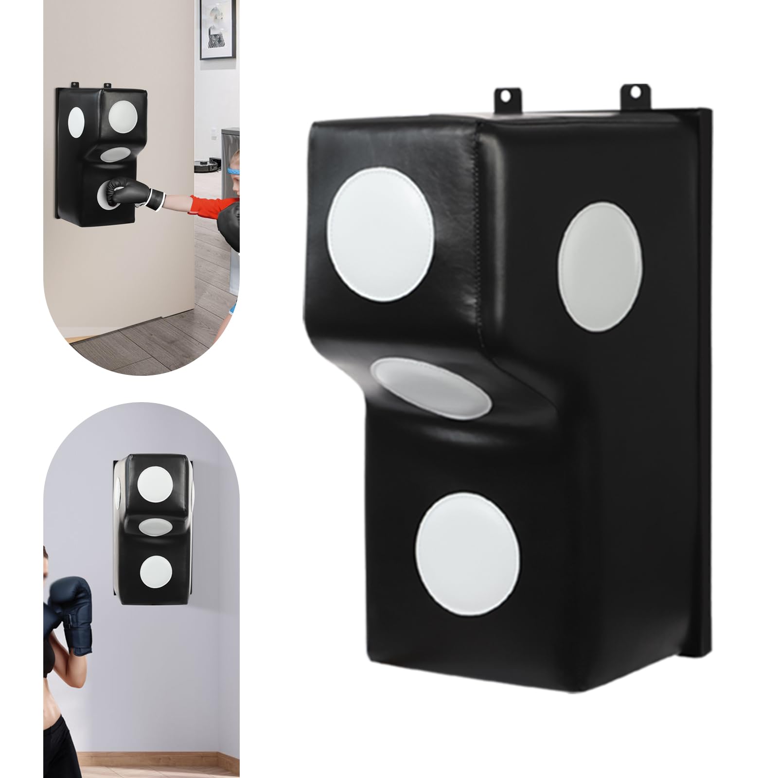 Wall Mounted Boxing Punching Bag - Heavy Duty Uppercut & Hook Training Pad for Adults - Supports Up to 881.85 lbs - Perfect for Home Gym, Bedroom, Living Room & Martial Arts Training