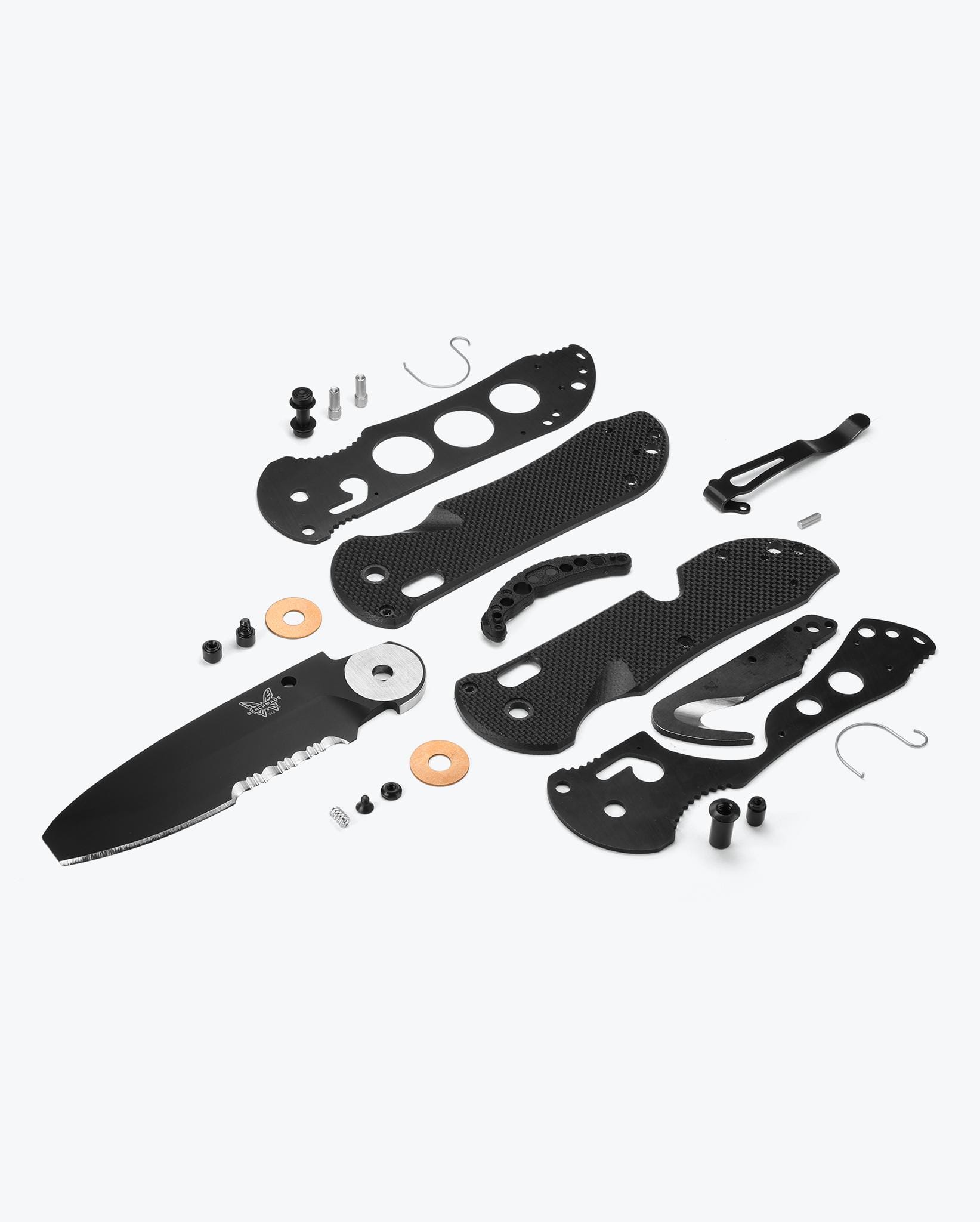 Triage® Black G10 Tactical Knife - High-Quality EDC Folding Knife for Outdoor, Survival, and Everyday Carry