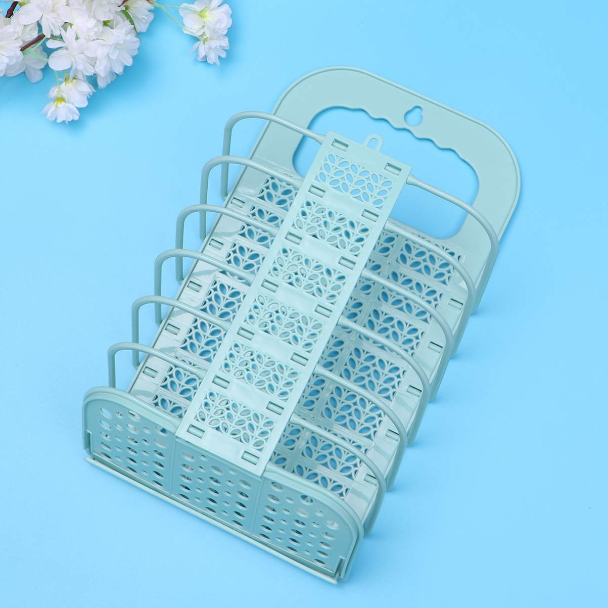 Balacoo Foldable Fruit Feeder & Collapsible Laundry Basket - Multi-Purpose Storage for Guinea Pigs, Bath Tub Organizer, Double Opening Straw Basket - Perfect for Pet Care, Laundry, and Bathroom Organization