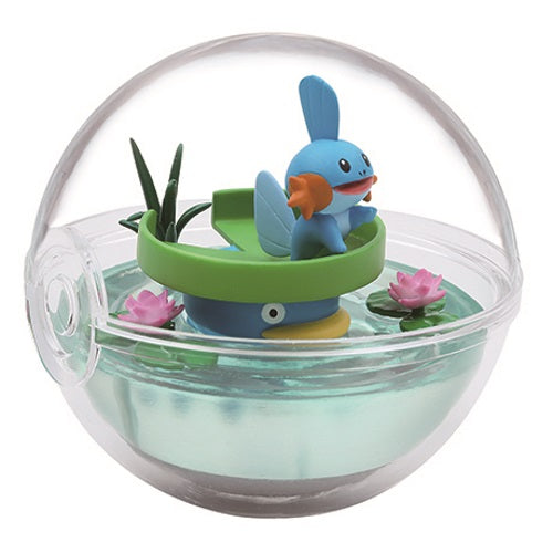 Pokemon Terrarium Collection - 8 Re-Ment 3 Inch Miniature Collectible Figures for Home Decor, Office Display & Anime Fans - Perfect for Shelf Displays, Gift Giving & Pokemon Enthusiasts