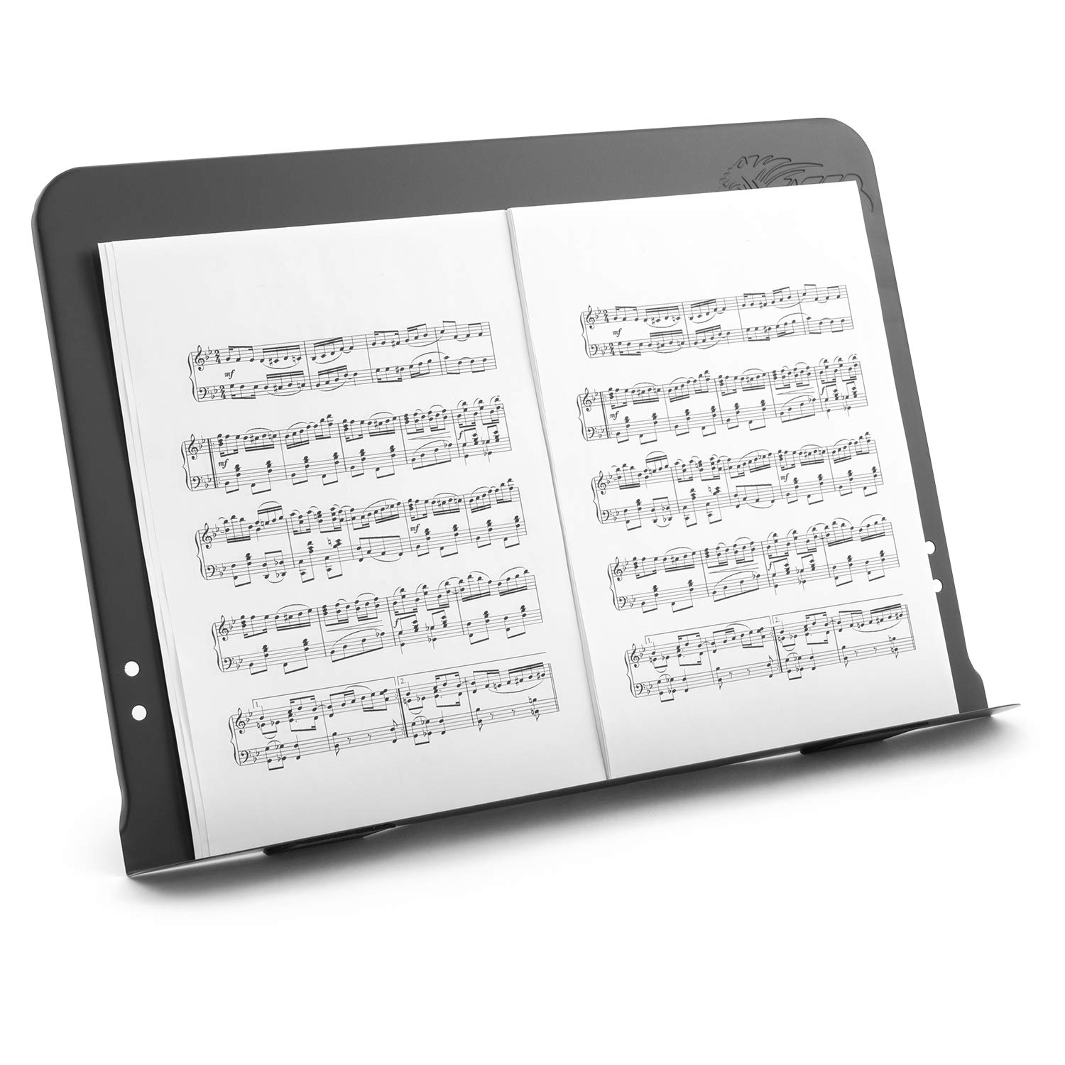 Adjustable Desktop Sheet Music Stand - 48cm x 34cm Portable Tabletop Book Holder for Musicians, Students & Readers - Perfect for Piano Practice, Reading & Office Use