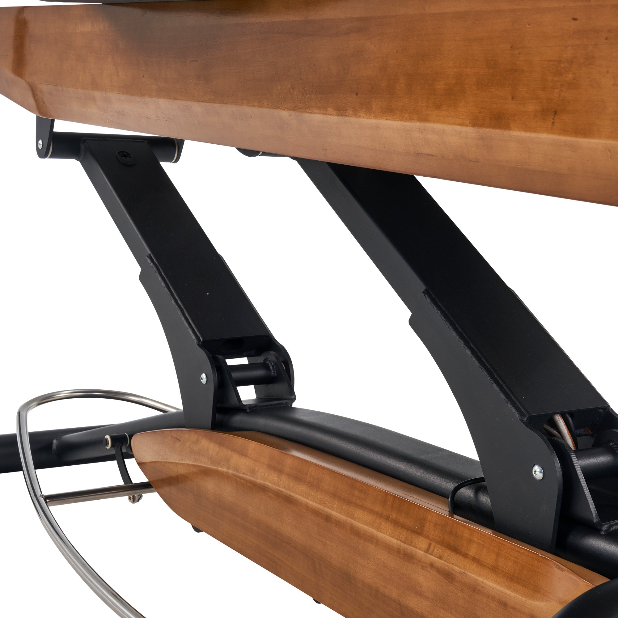 Professional Electric Lift Massage Table with Cream Top & Oak Base - Spa, Salon & Home Use for Ultimate Relaxation & Therapy