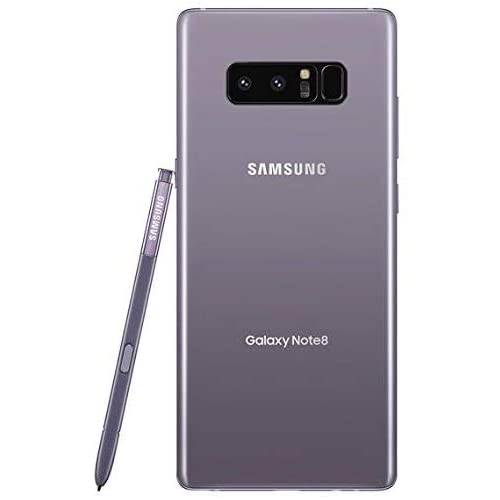 Samsung Galaxy Note 8 N950U 64GB Unlocked GSM 4G LTE Smartphone - Dual 12MP Camera, Android OS, Orchid Grey (Renewed) - Perfect for Business Professionals & Mobile Photography Enthusiasts