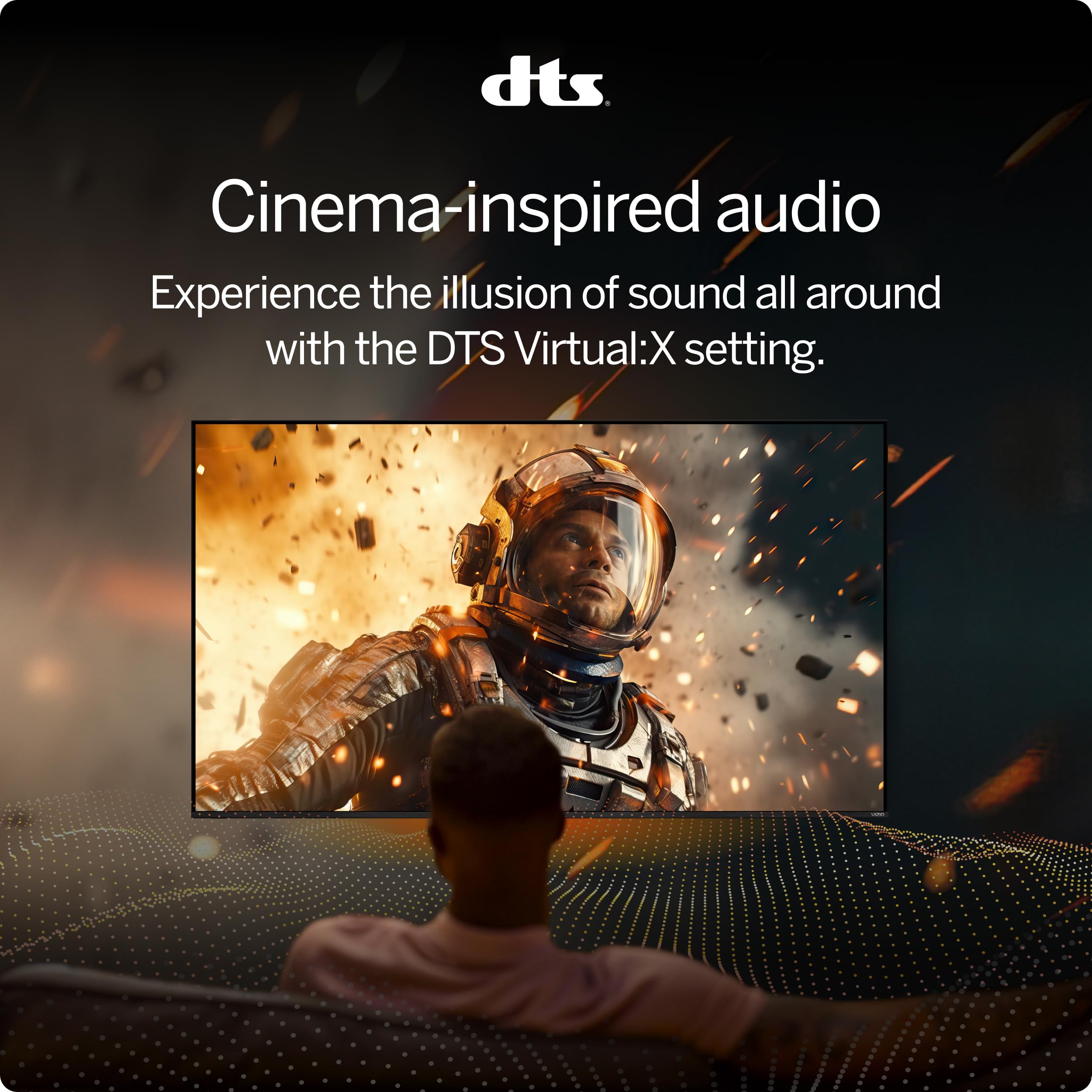 VIZIO VFD32M 32-Inch Full HD 1080p HDR Smart LED TV with Built-in WiFi, Streaming Apps & Voice Control - Perfect for Living Room, Bedroom & Home Theater Entertainment