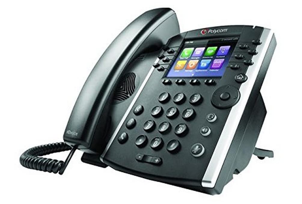 Polycom VVX 411 12-Line VoIP Business Phone with Handset - 3.5