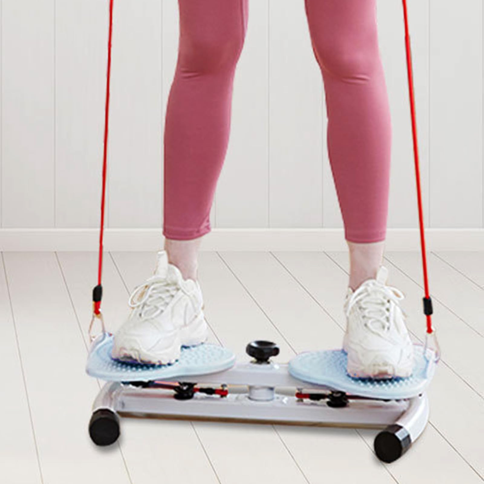 Waist Twisting Disc for Fitness & Weight Loss - Abdominal Exercise Board with Foot Massage - Blue Workout Equipment for Women - Home Gym & Office Use