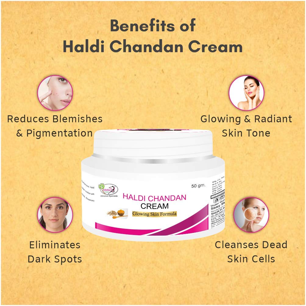 Sibley Oil Control Foaming Face Wash & Haldi Chandan Whitening Facial Cream Set - 150ml + 50gm for Men & Women - Acne Treatment & Brightening Skincare Routine - Daily Use for Oily & Dull Skin