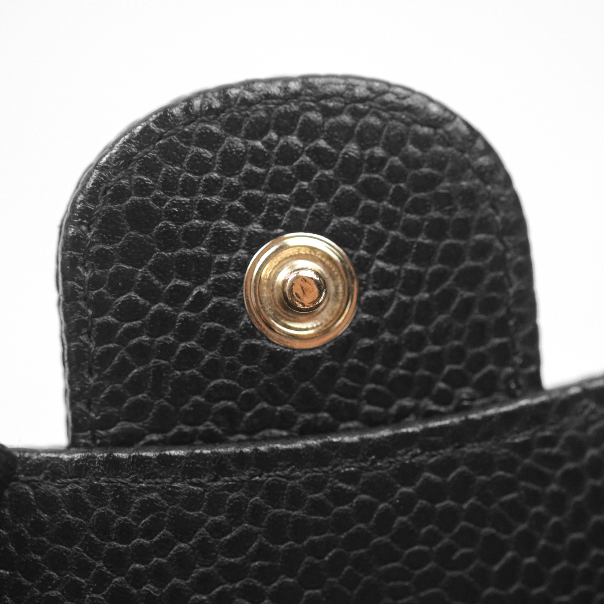 Chanel Caviar Quilted Flap Card Holder Wallet in Black with Gold Hardware - Perfect for Everyday Luxury & Gift Giving