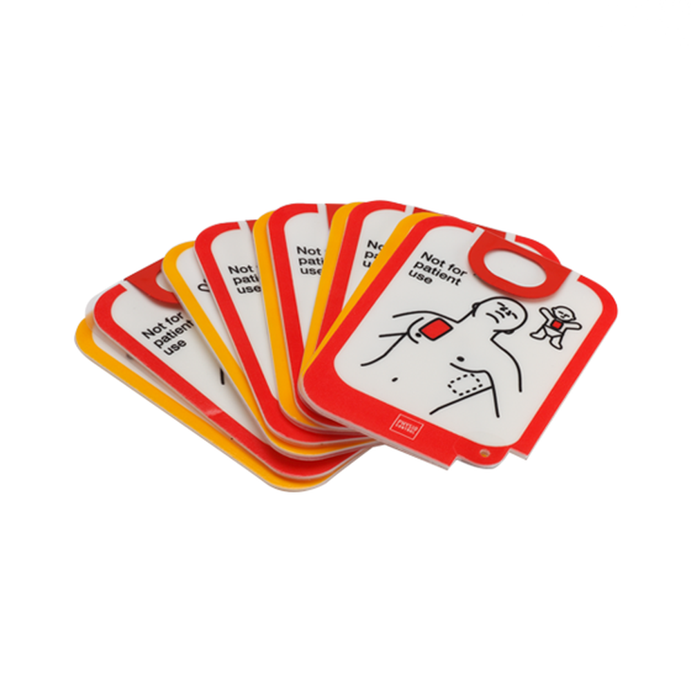 LIFEPAK CR2 Trainer Electrodes - 5-Pack for AED Training & CPR Certification - Perfect for Medical Professionals, First Responders & Safety Instructors