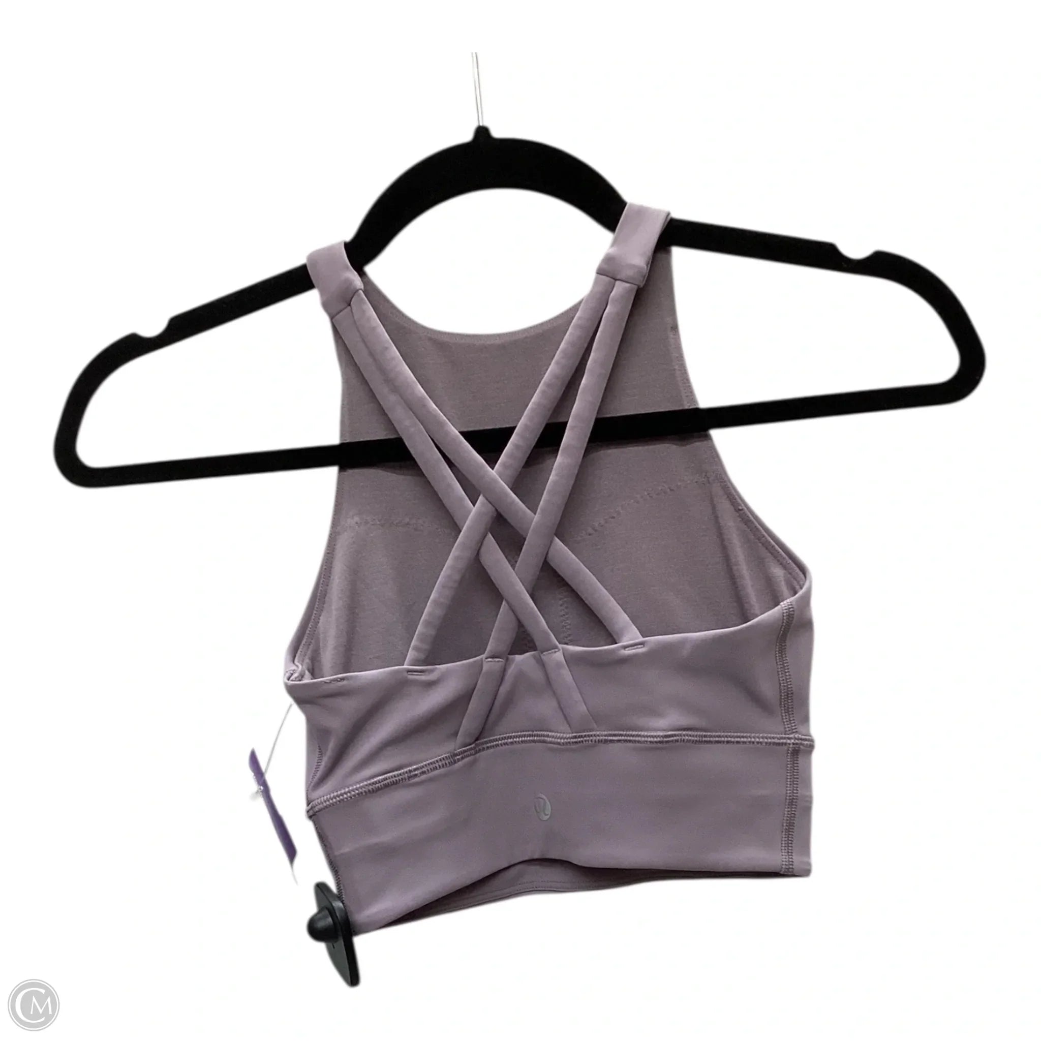 Lululemon Purple Athletic Sports Bra Size 2 - High Support Workout Top for Running, Yoga & Gym